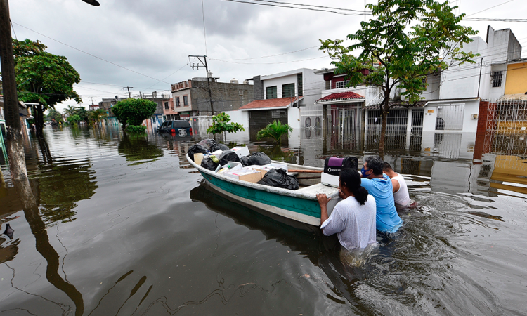 La tormenta tropical Gamma ocasiona fuertes inundaciones en el Sureste de México 