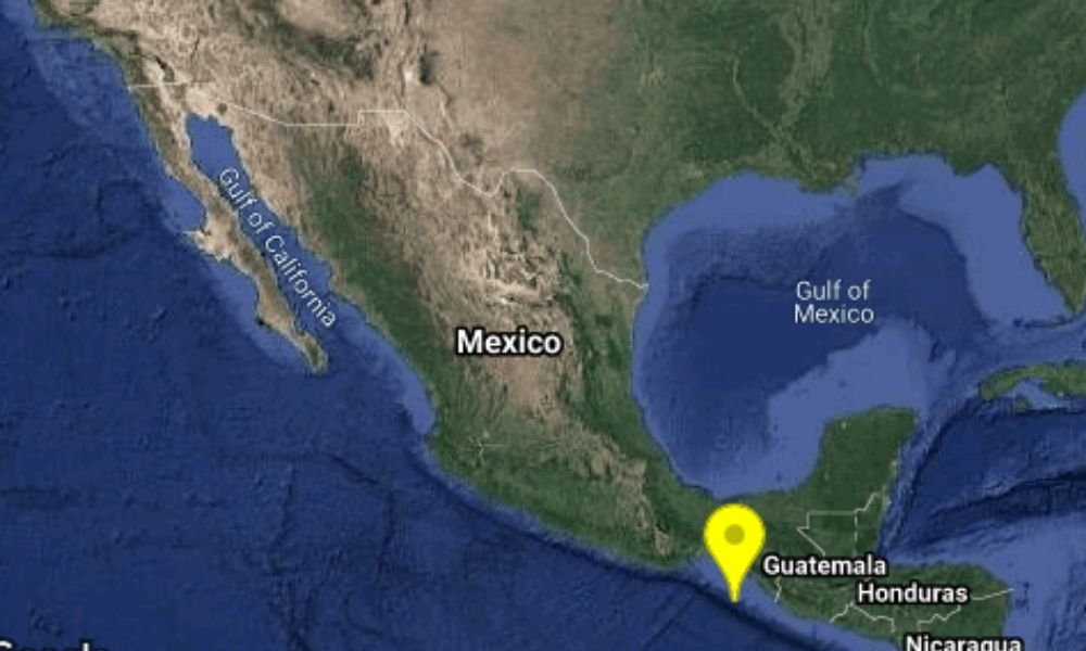 Reportan sismo con magnitud de 5.2 grado en Chiapas 