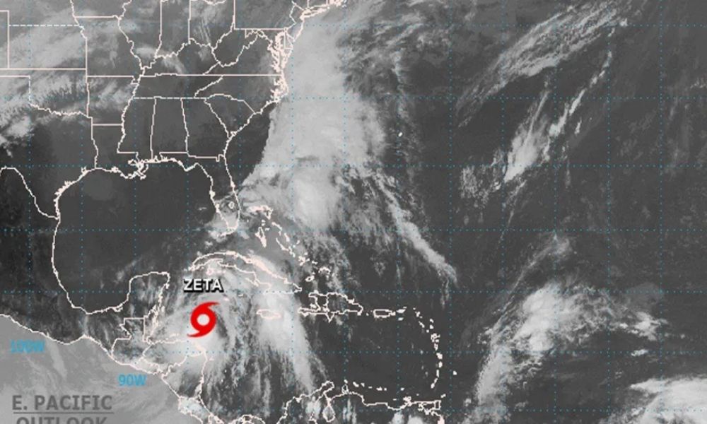 Tormenta tropical Zeta y su llegada a México