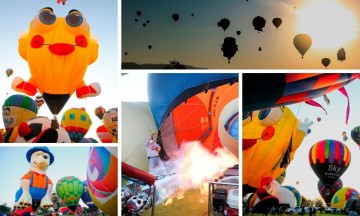 Debido a Covid, sin público realizan Festival Internacional del Globo en Guanajuato 