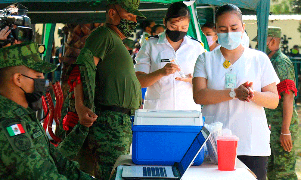 Realizan simulacro de vacunación contra Covid-19, tras la llegada de vacunas a México