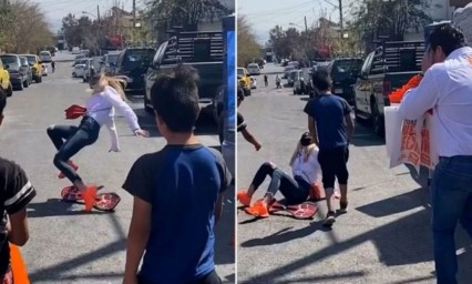 Samuel García volvió a desatar la polémica: su esposa se cayó en patineta y así reaccionó el político