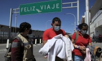Migrantes centroamericanos malviven sin esperanza en la frontera de México