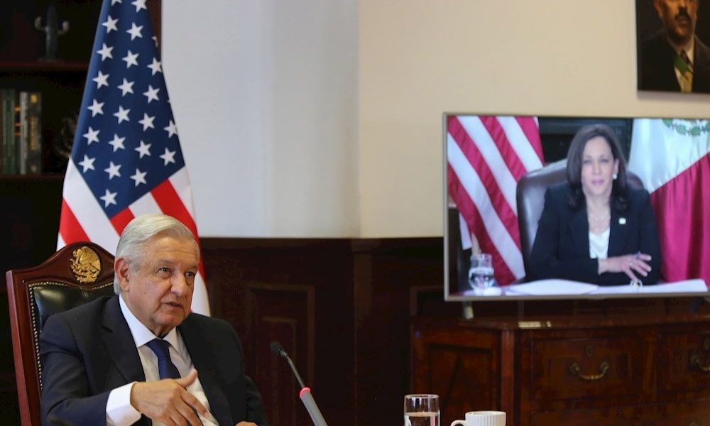 López Obrador destaca conversación “amistosa” con Harris sobre migración