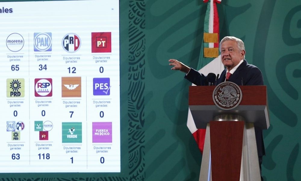 López Obrador dice que el resultado electoral impulsará su proyecto