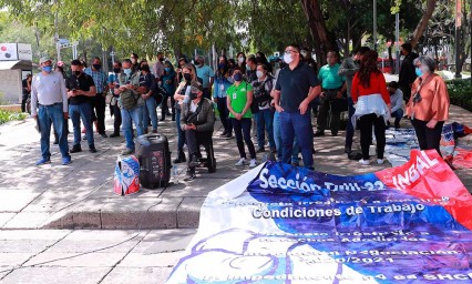 Trabajadores exigen prestaciones a autoridades de cultura en Ciudad de México