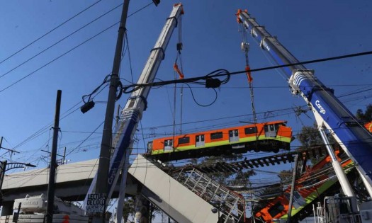 Peritaje preliminar indica que accidente de la línea 12 del metro se debió a una falla estructural