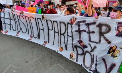 Protestan en CDMX para exigir justicia para Fer y Polly, atropelladas en Iztacalco 