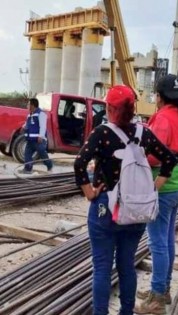 Incidente en obras del Tren Maya: Colapsa de torre de varillas en Xul-Ha, Quintana Roo