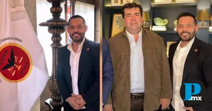 Edgar “N”aparece en fotografías portando camisas con el logotipo de la CATEM