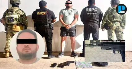 Im&aacute;genes oficiales de la captura de Jes&uacute;s Emir N difundidas por Harfuch en X