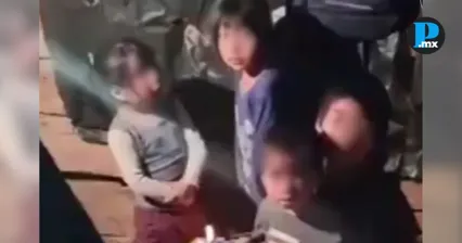 Rescatan a ocho menores abandonados en una casa de cart&oacute;n en Chiapas