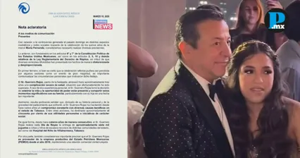 Imagen del comunicado emitido por la firma de abogados GMK & Associates 