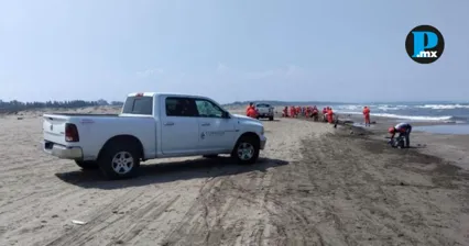 &iquest;Cu&aacute;l fue el origen del derrame de hidrocarburo en las costas del Golfo? Gobierno de Veracruz revela causa