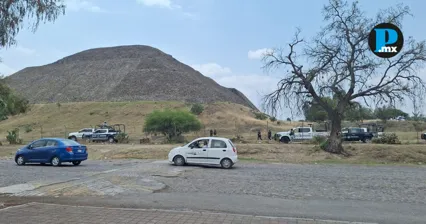 Sujetos armados abren fuego en la Pir&aacute;mide de la Luna de Teotihuac&aacute;n