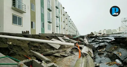 A medio a&ntilde;o de inaugurarse, lluvias da&ntilde;an Viviendas del Bienestar