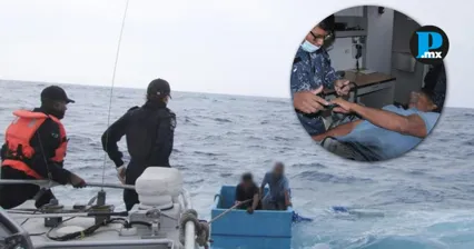 Marina rescata a dos pescadores tras cinco d&iacute;as a la deriva en Chiapas