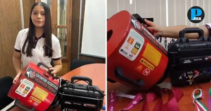 Estudiante de Altamira crea extintor ac&uacute;stico y va a competencia mundial
