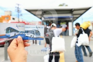 Gastan 39.50 pesos por viajar entre las líneas 1 y 2 de RUTA