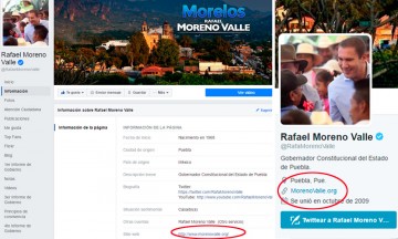 Lanza Moreno Valle sitio web de autopromoción para 2018