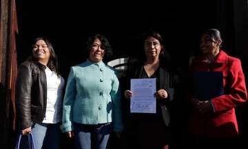 Red Plural de Mujeres entrega solicitud para audiencia con SGG