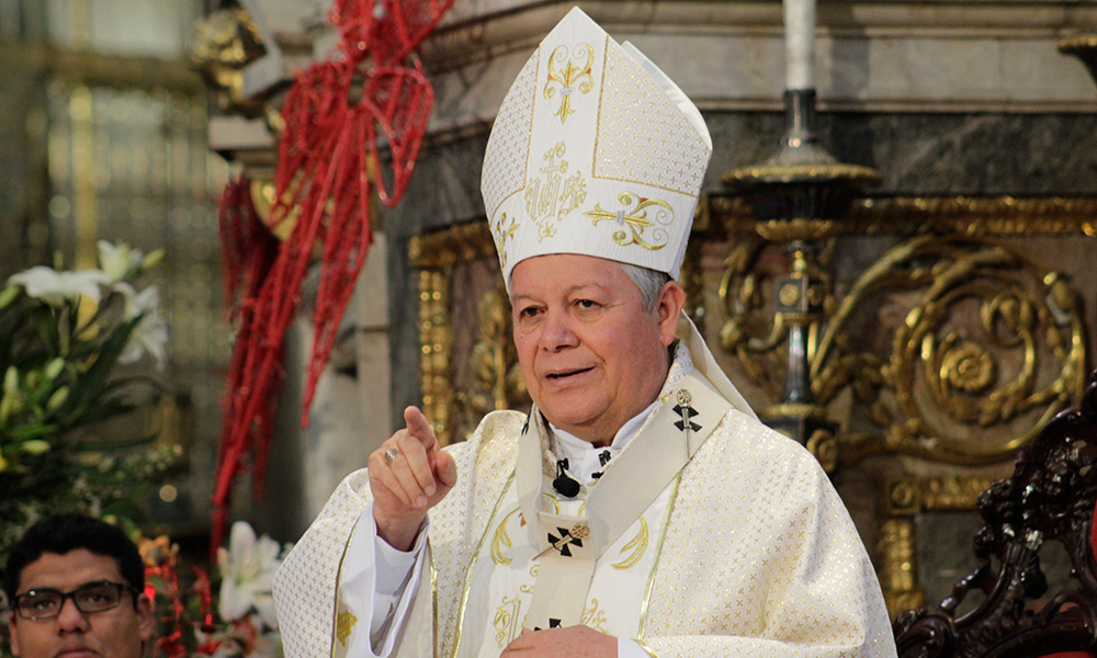 Llama arzobispo a no caer en confrontación y anarquía