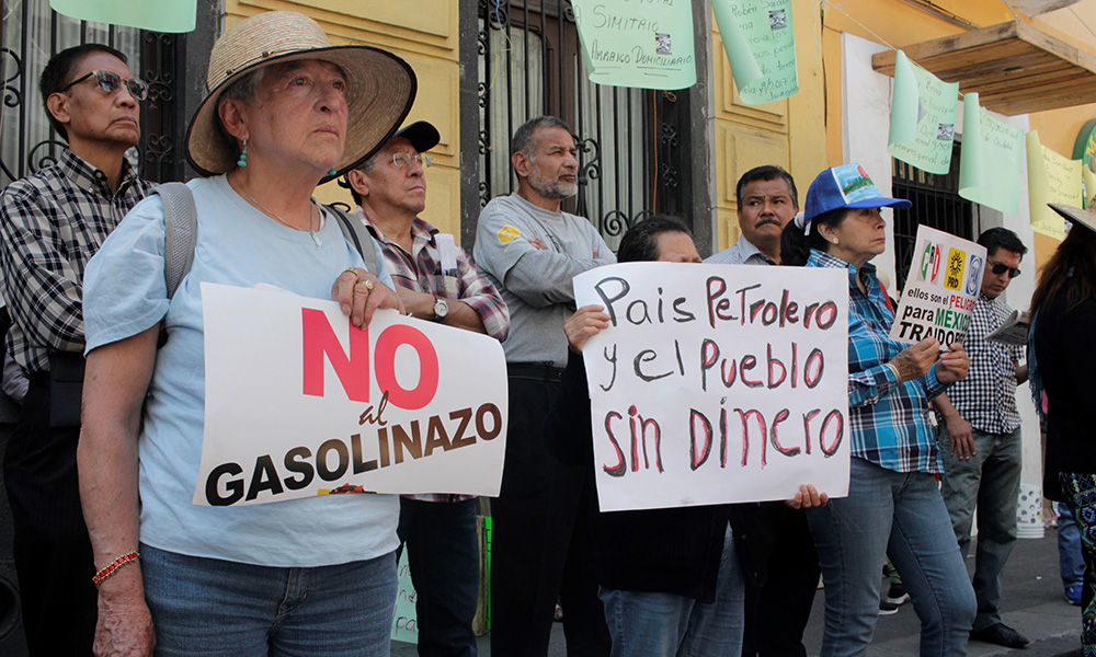 “Desarian” ciudadanos la marcha contra el gasolinazo