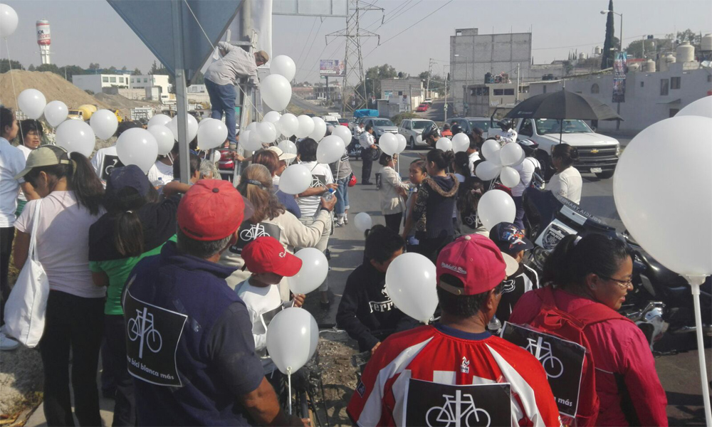 Reclaman con bicis blancas justicia para Isaí Castillo