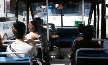 Temen microbuseros recorte salarial por botones de p&aacute;nico