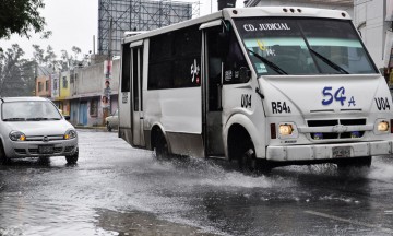Insuficiente, drenaje de la capital ante las lluvias