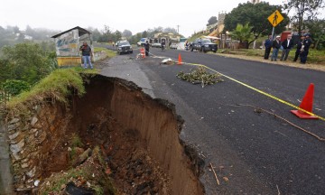 Deja Franklin daños en 21 municipios poblanos