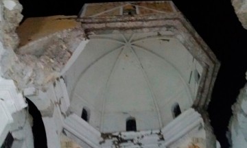 Ceden iglesias poblanas al terremoto