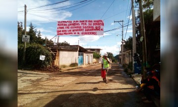 Agradecen en Hueyapan “al pueblo no al gobierno”