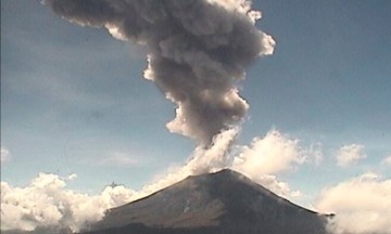 Descartan peligro por actividad del Popocatépetl