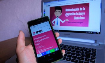 Denuncian independientes fallas en app del INE