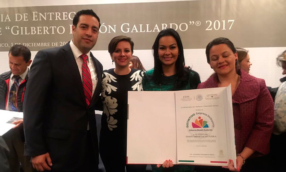 Recibe El Popular el Distintivo Empresa Incluyente