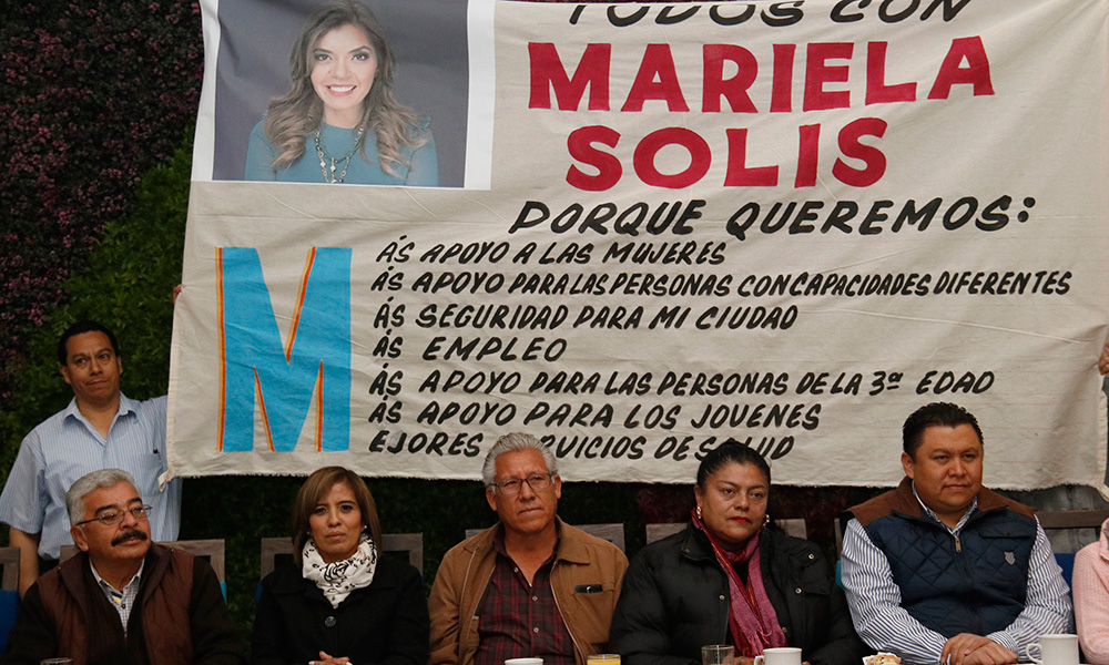 Respaldan sindicatos y organizaciones a Mariela Solís