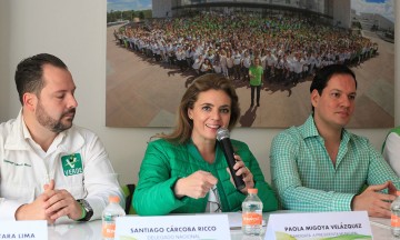 Paola Migoya será candidata del PVEM a la alcaldía de Puebla
