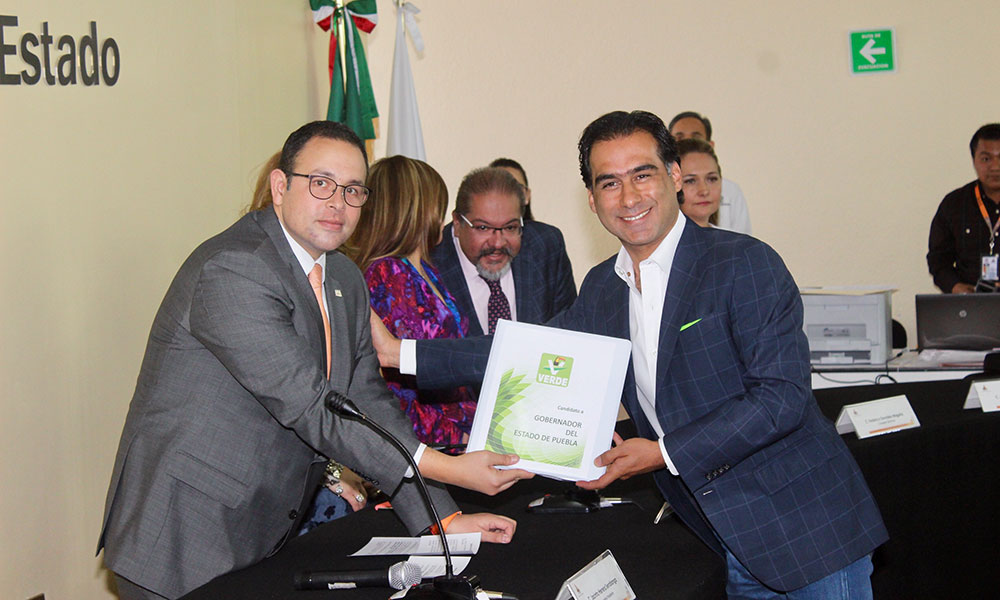 Se registra Michel Chaín como candidato del Verde a la gubernatura