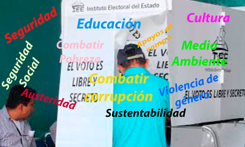 Prometen partidos seguridad, educación y mejor economía  