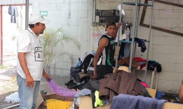 "En mi país, sólo se espera morir"; Caravana Migrante llega a Puebla