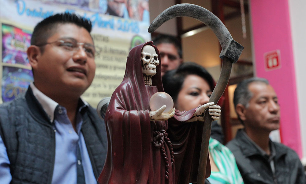 Alistan festejos a la Santa Muerte