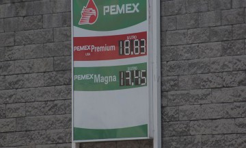 Costo de gasolina ronda los 19 pesos