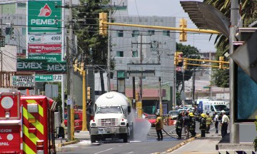 Alarma fuga de gas LP en colonia Amor