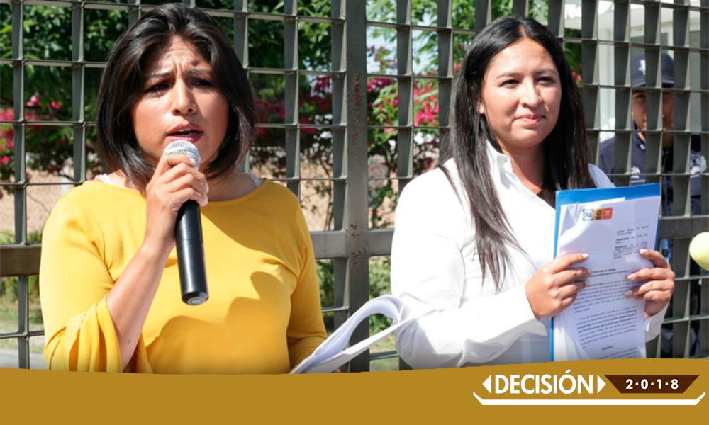 Interponen denuncia Luna y Ruiz por violencia política