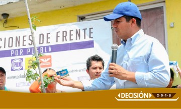 Impulsará Eduardo Rivero que poblanos planten 1 millón de árboles