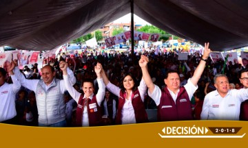 Juntos Haremos Historia aventaja en Puebla: Manzanilla