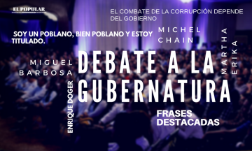 Las mejores frases del debate a la gubernatura