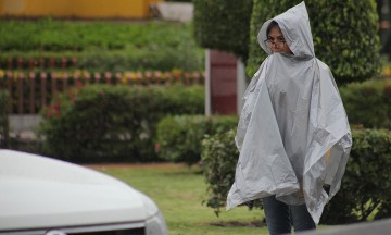 [GALERÍA] Llega el frío y agua a la capital poblana