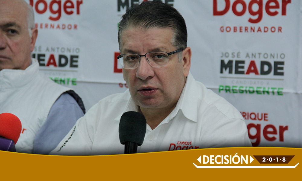 Enrique Doger no confía en el IEE y lo califica de parcial 